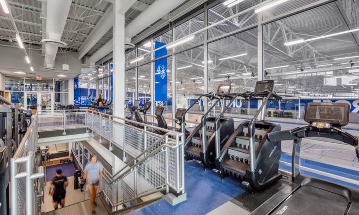 second floor weight room